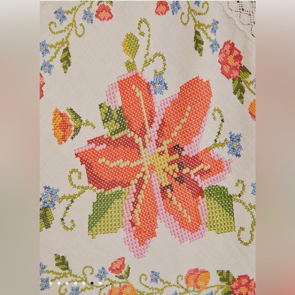 Farm Rio White Banana Vitamin Lace Dress Swim Cover Up - Picture 16 of 16